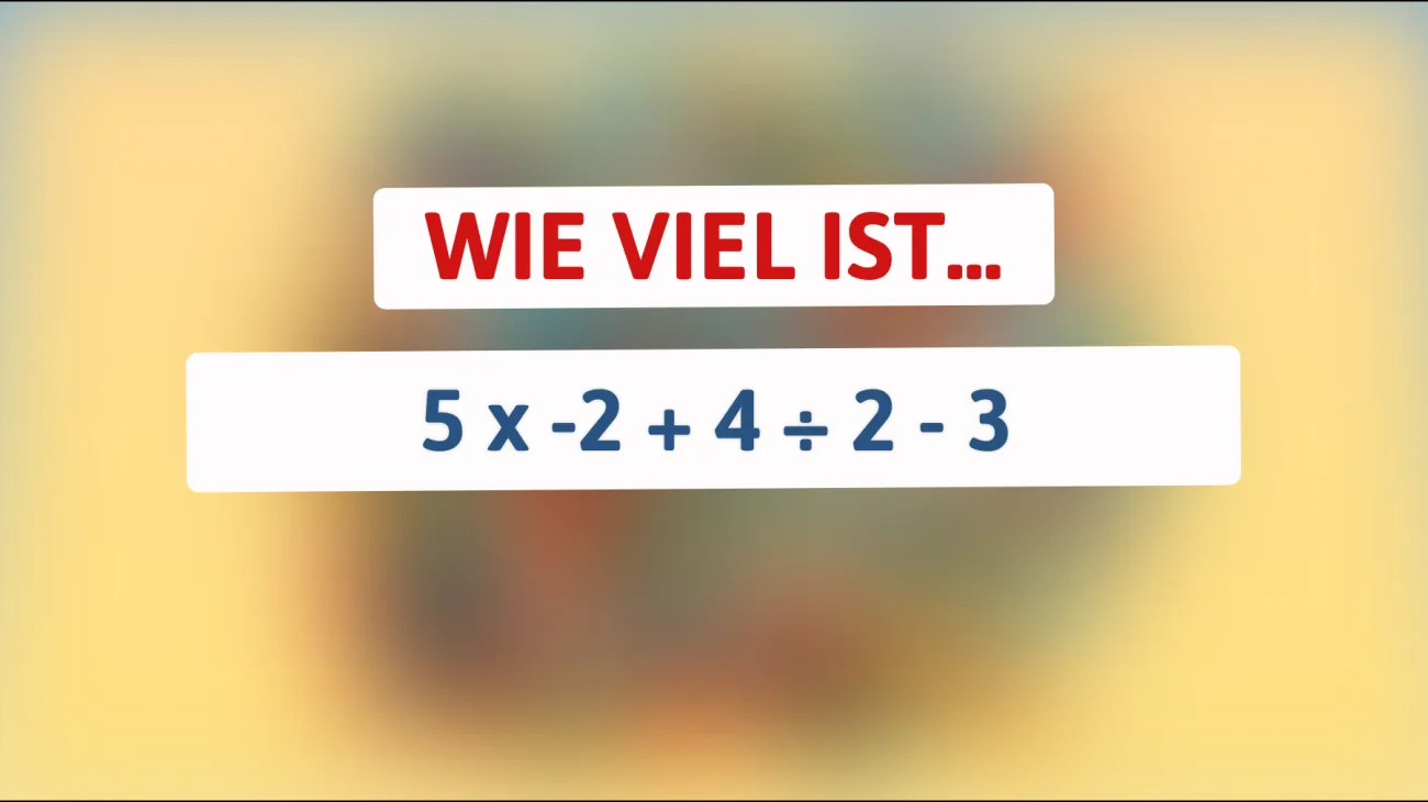 Nur 1 von 100 Menschen kann dieses Mathe-Rätsel knacken! Bist du schlau genug, um es zu lösen?"