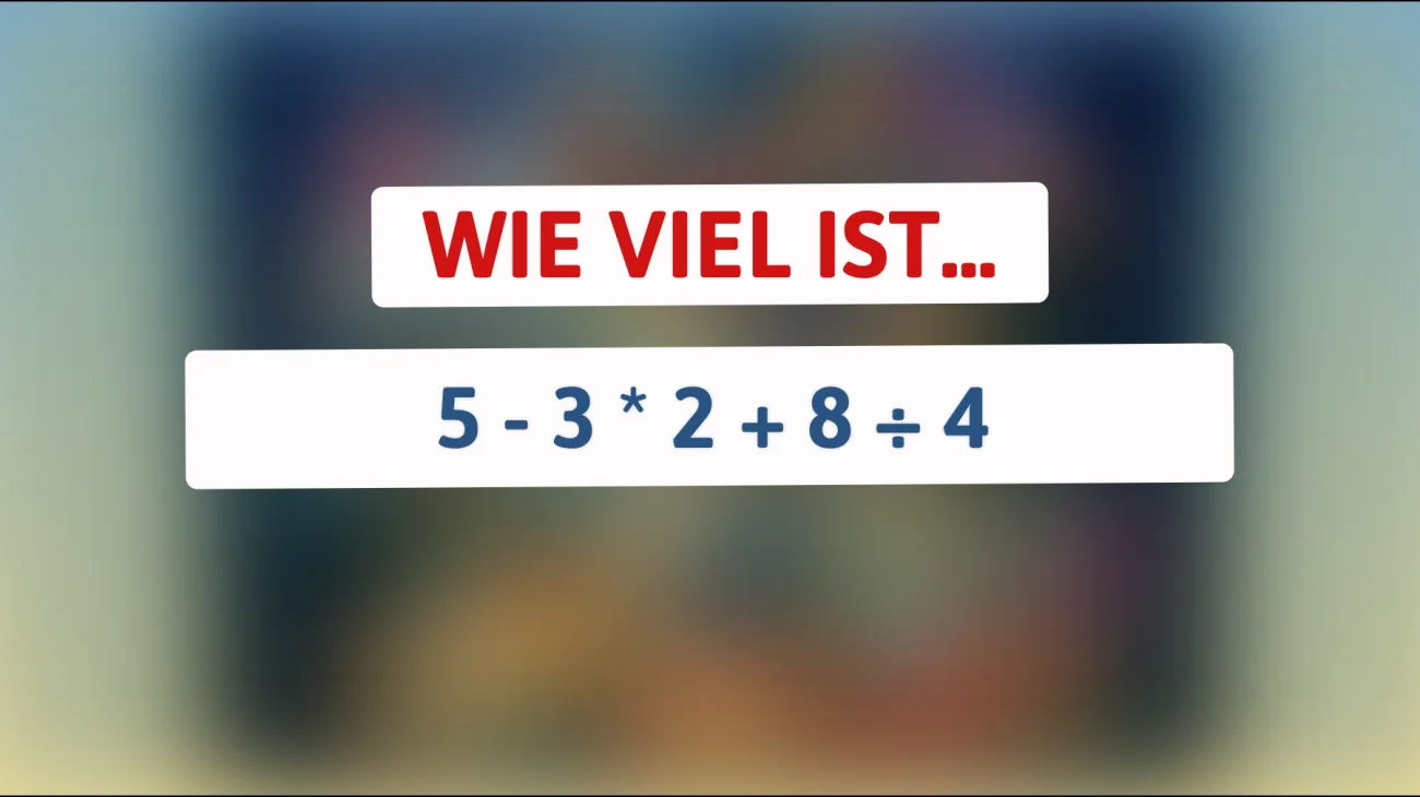 Nur Genies schaffen es: Löse dieses mathematische Rätsel und enthülle dein wahres Potenzial!"